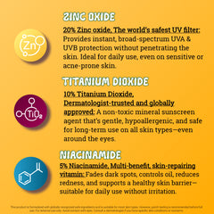 Mineral Sunscreen SPF 50+ Oil-Free, Matte, No White Cast