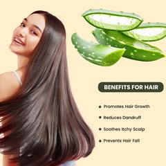 98% Aloe Vera Gel for Face, Hair & Scalp – With Vitamin E – 200ml