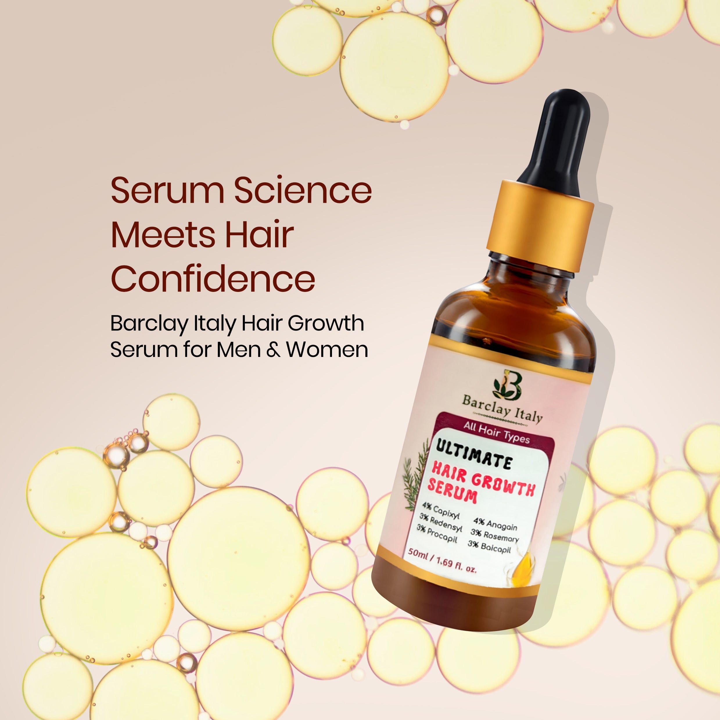 Barclay Italy Ultimate hair growth serum