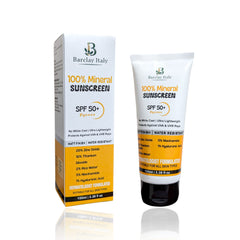 100% Mineral Sunscreen SPF 50+ Oil-Free, Matte, No White Cast